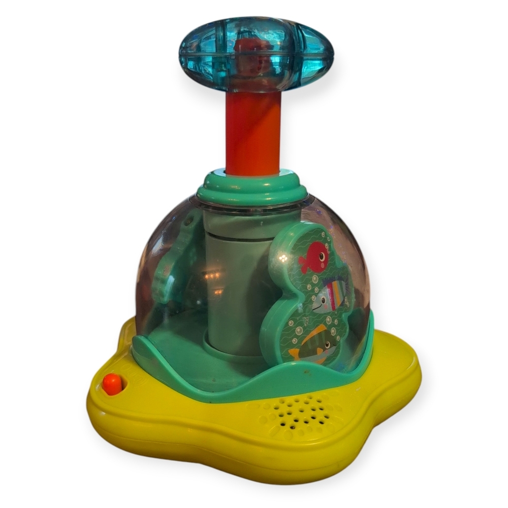 BRIGHT STARTS Under The Sea Push Top Light Up Musical Baby Toy